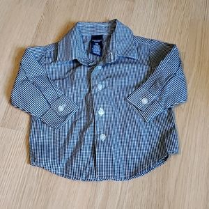 Jonathan Strong Baby Boy Black & White Button Up!